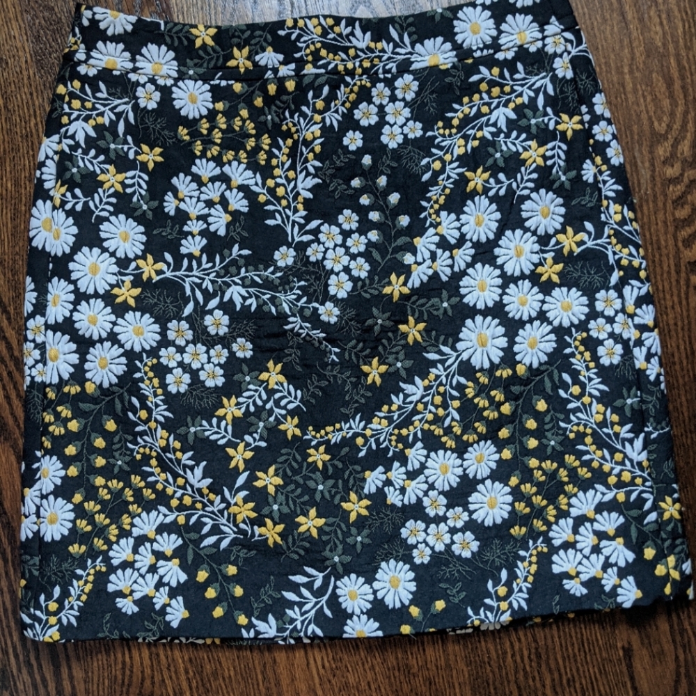 Loft floral print skirt